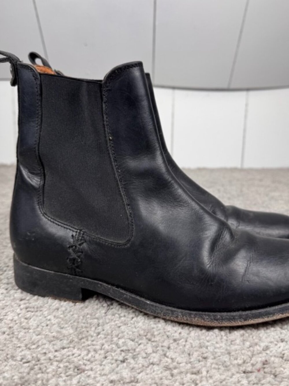 Frye Melissa Chelsea Boots Women’s Size 8.5 B Black Leather Pull On